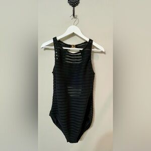 RALPH LAUREN one piece mesh bathing suit. Beauty!!